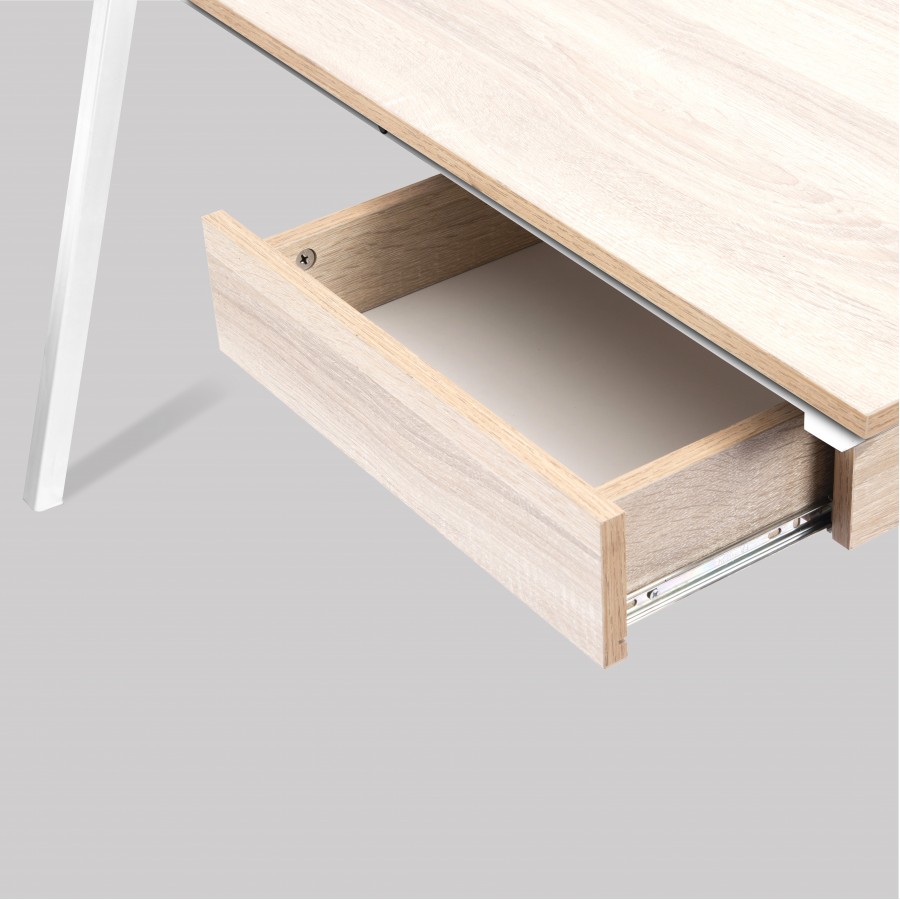 Tyrol Compact Workstation with Suspended Underdesk Drawer